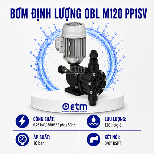 Bơm định lượng OBL M120 PP11SV